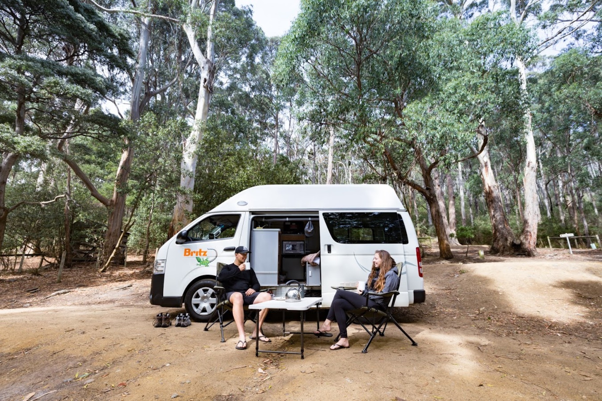 Britz Hitop camper Australie